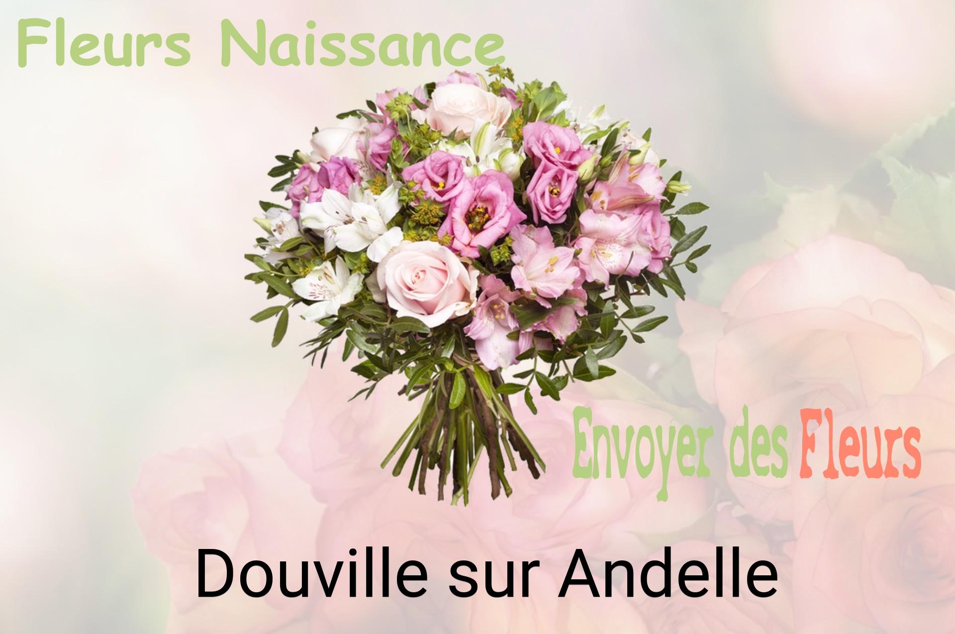 Bouquet de fleurs de naissance livré à Douville-sur-Andelle